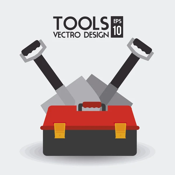 Tools design, vector illustration. — ストックベクタ