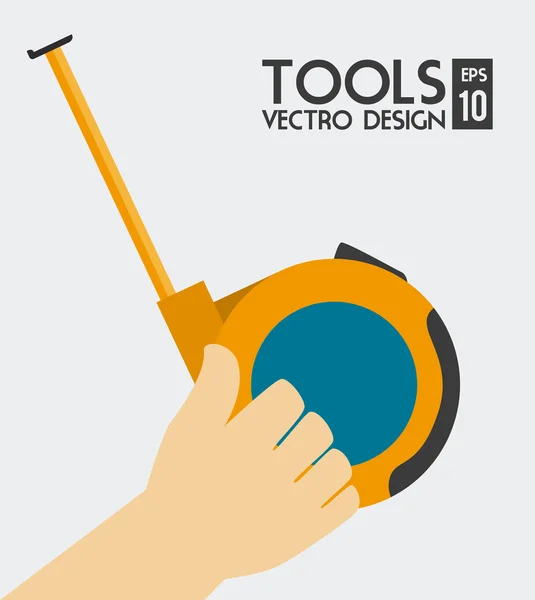 Tools design, vector illustration. — Wektor stockowy