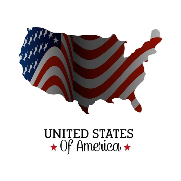 USA ontwerp, vectorillustratie. — Stockvector