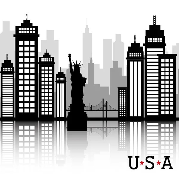 Etats-Unis design, illustration vectorielle . — Image vectorielle