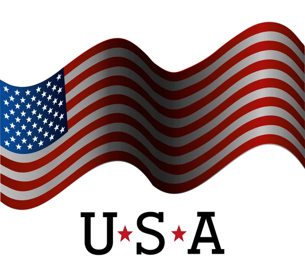 USA design, vector illustration. — Stock Vector
