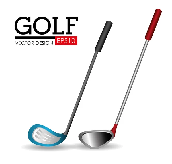 Golf design, vector illustration. — Stock Vector