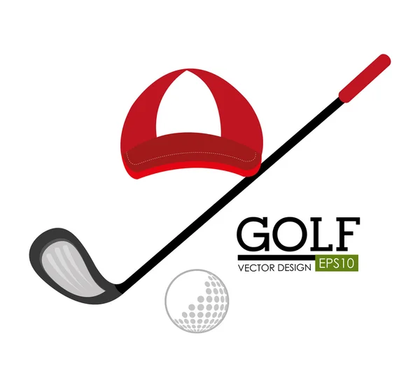 Golf design, vektor illustration. — Stock vektor