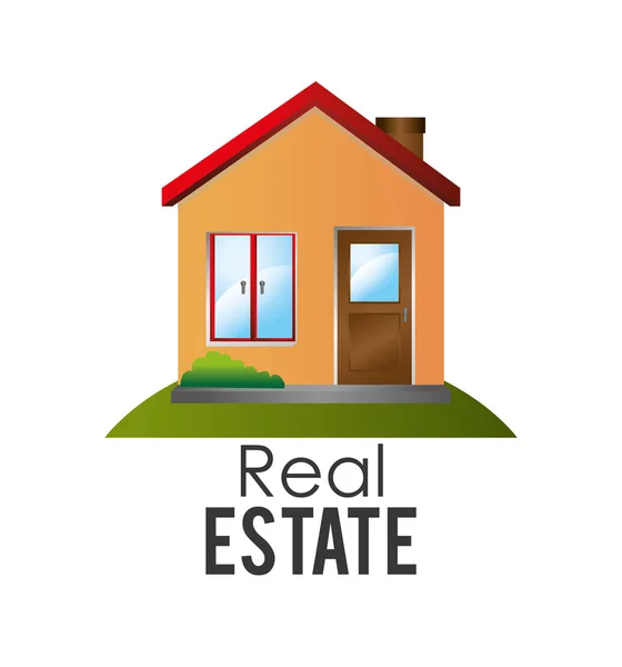 Real estate design, vector illustration. — Stock Vector