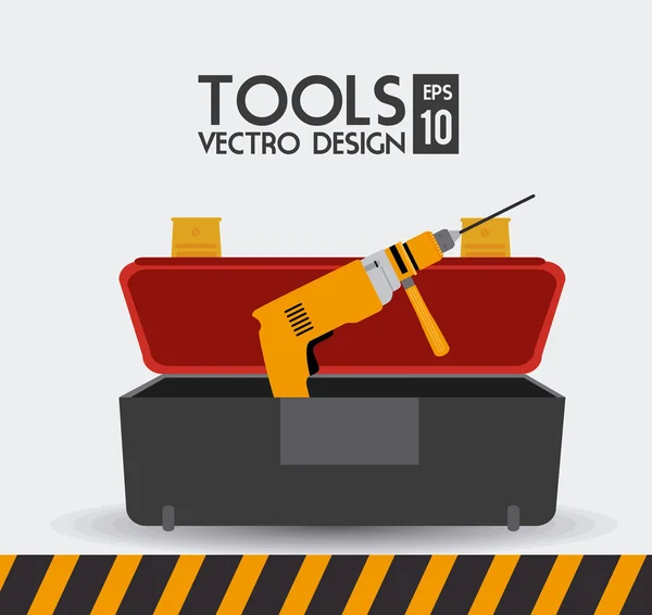 Design de ferramentas, ilustração vetorial . Ilustração De Stock