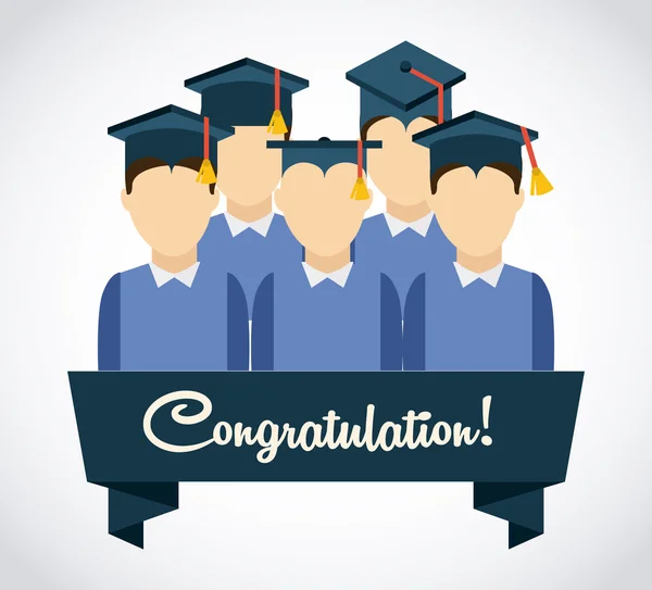 Concept de graduation — Image vectorielle