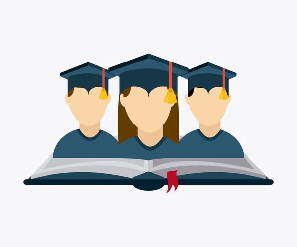 Graduation concept — Stock Vector
