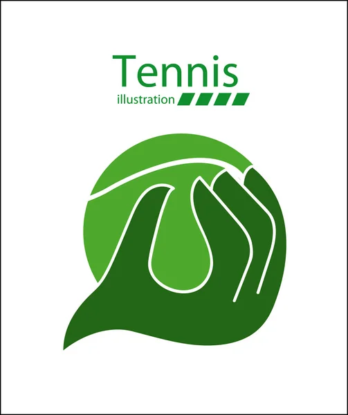 Tennissport — Stockvektor