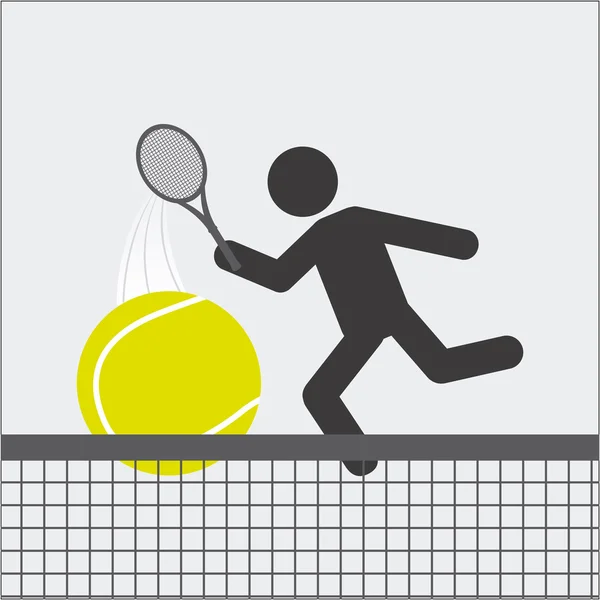Tennis Sport — Stockvector
