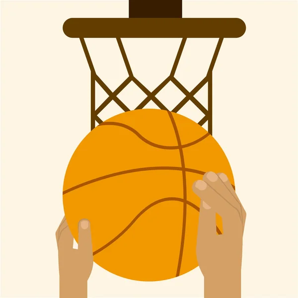 Deportes de baloncesto — Vector de stock