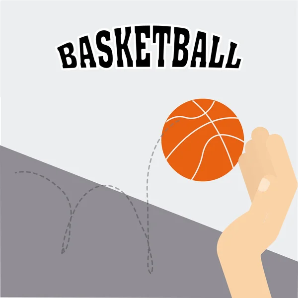 Sport de basket-ball — Image vectorielle