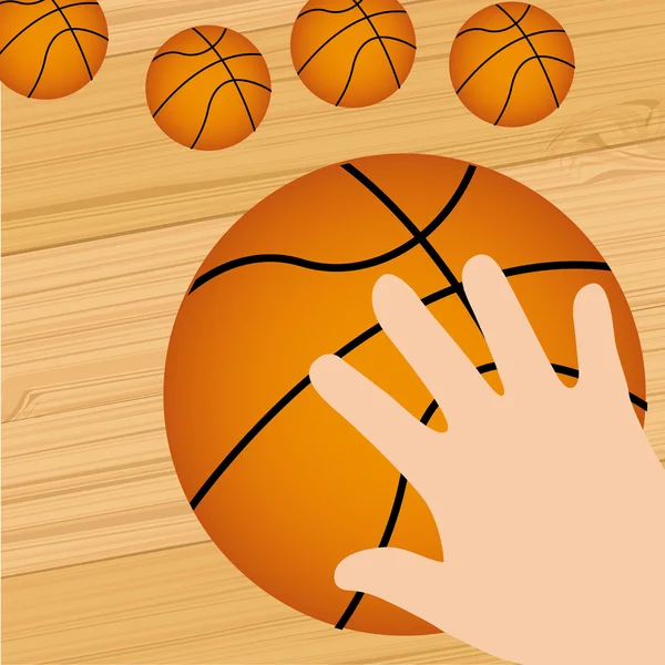 Deportes de baloncesto — Vector de stock