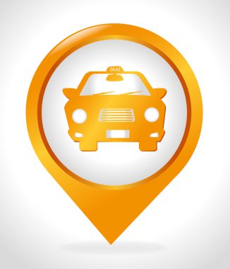Taksi tasarım, vektör çizim.