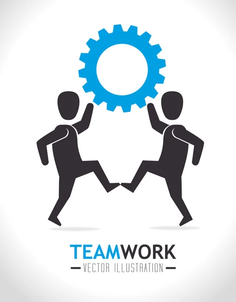 Teamwork design, vector illustration. — Stock Vector