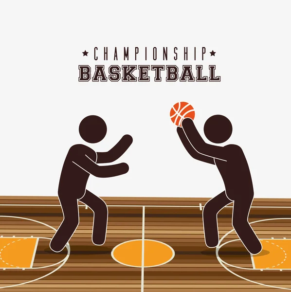 Basketball design, vector illustration. — Stock Vector