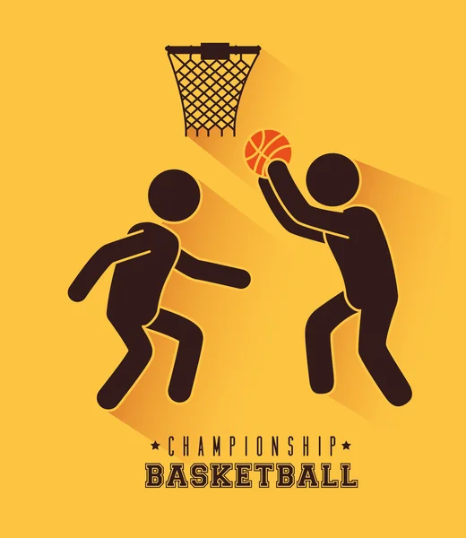 Basketball-Design, Vektorillustration. — Stockvektor