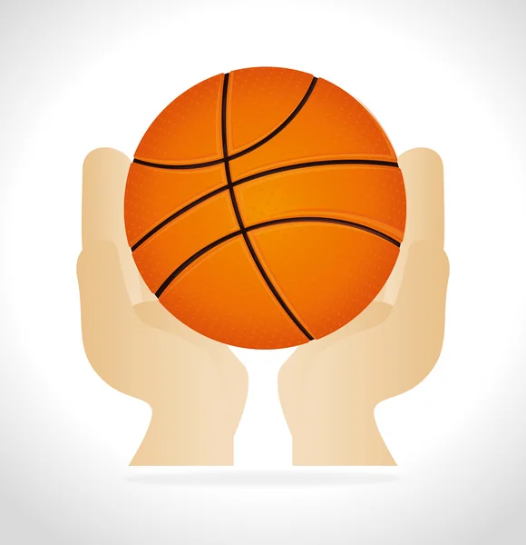 Diseño de baloncesto, ilustración vectorial . — Vector de stock