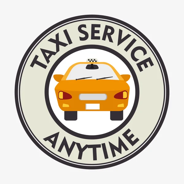 Taxi design, illustrazione vettoriale . — Vettoriale Stock