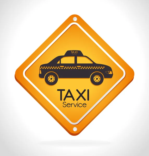 Conception de taxi, illustration vectorielle . — Image vectorielle