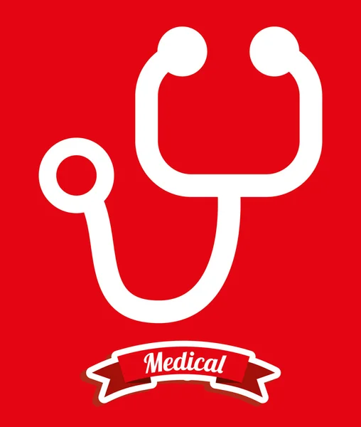 Icono médico — Vector de stock