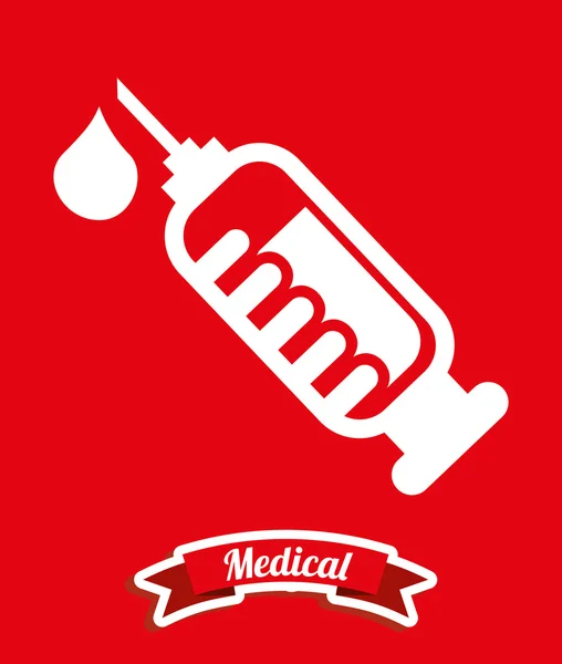 Icono médico — Vector de stock