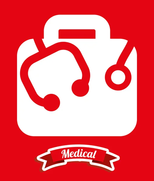 Icono médico — Vector de stock