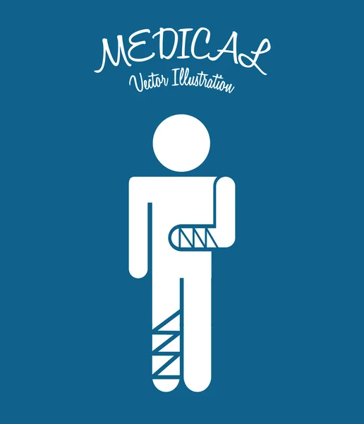 Ícone médico — Vetor de Stock