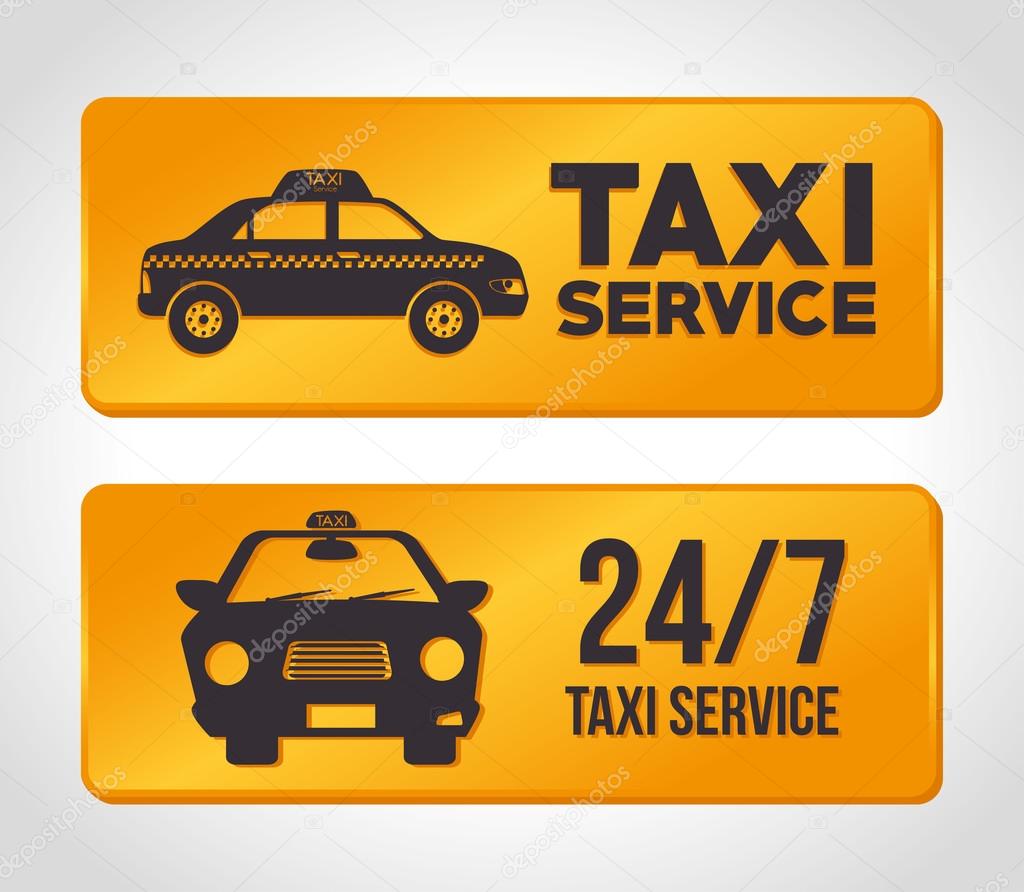 Taxi design, vector illustration.