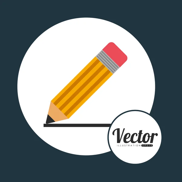 Pencil icon — Stock Vector