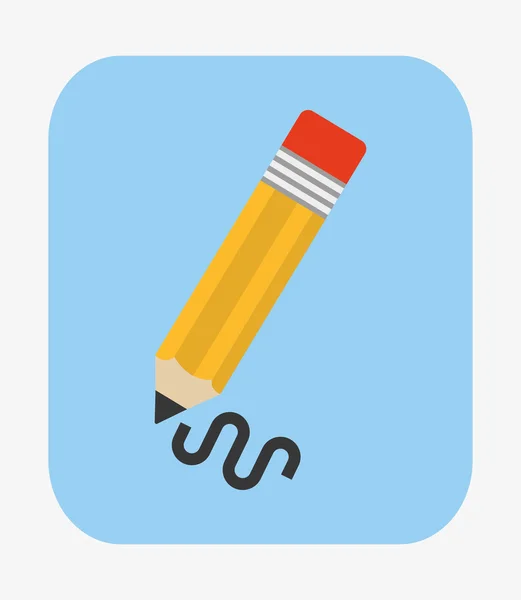 Bleistift-Symbol — Stockvektor
