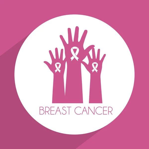 Bröstcancer — Stock vektor