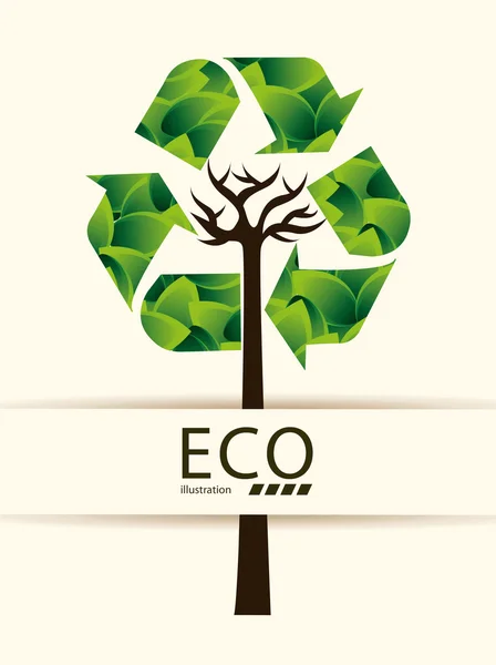 Concepto ecológico — Vector de stock