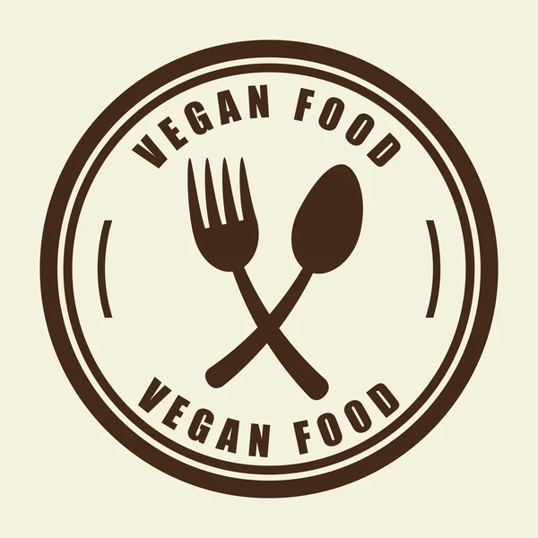 Веганская еда — стоковый вектор