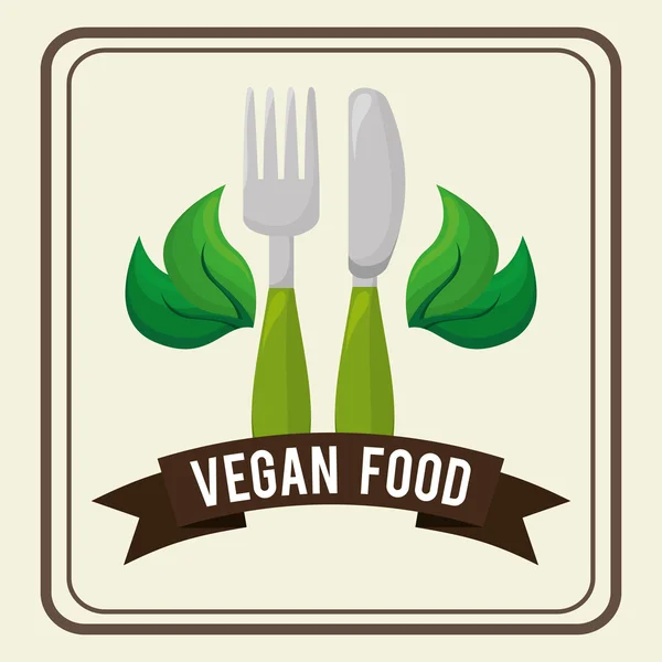 Alimente vegane — Vector de stoc
