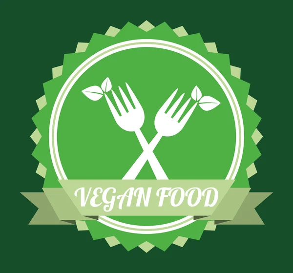 Alimente vegane — Vector de stoc