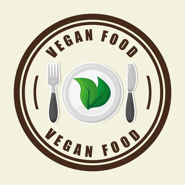 Веганская еда — стоковый вектор