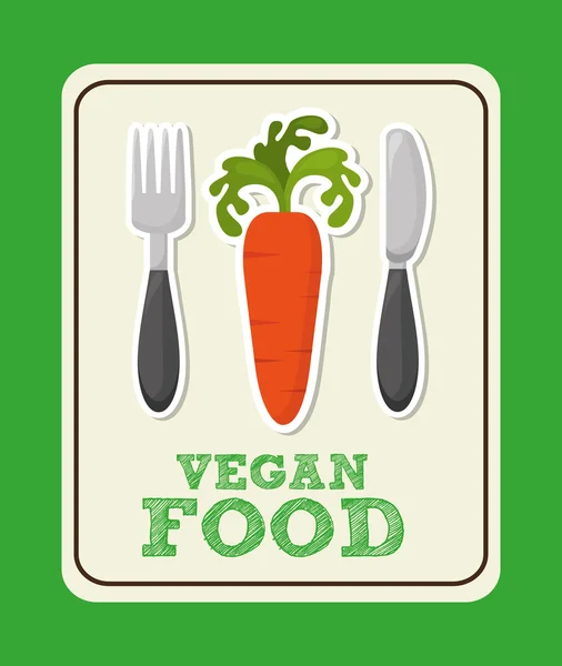 Comida Vegan —  Vetores de Stock