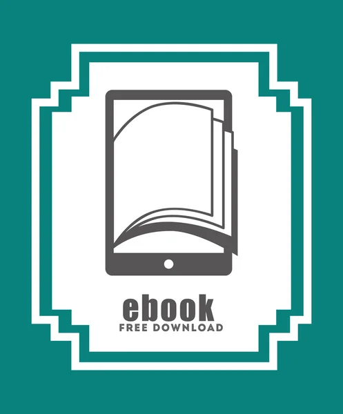 Ebook icon — Stock Vector