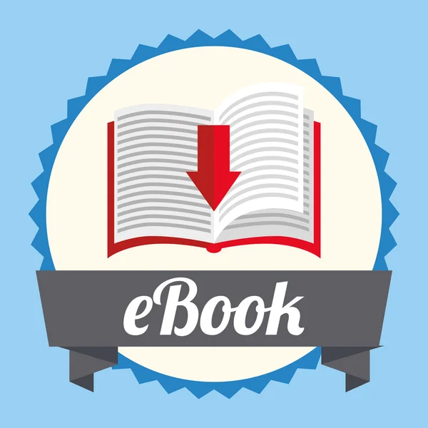 EBook pictogram — Stockvector