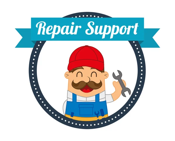 Technical support — Stock Vector