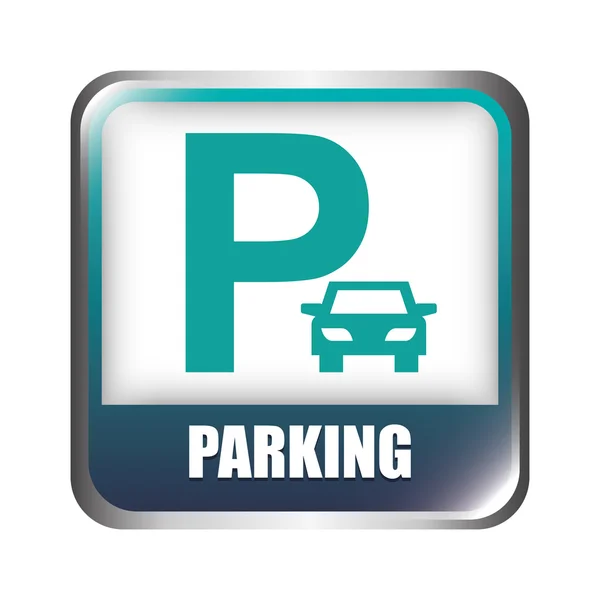 Parking teken — Stockvector