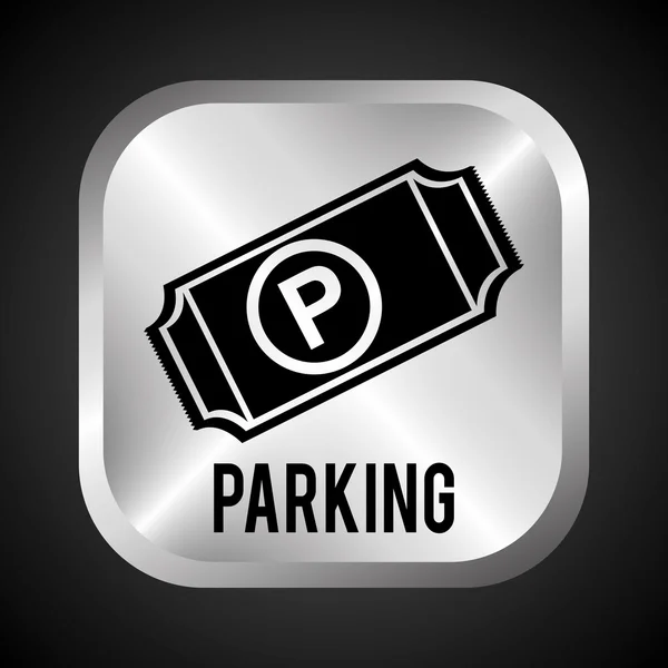 Parking sign — Stock Vector