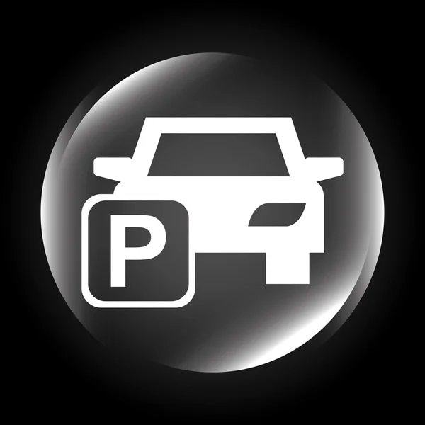 Parking teken — Stockvector