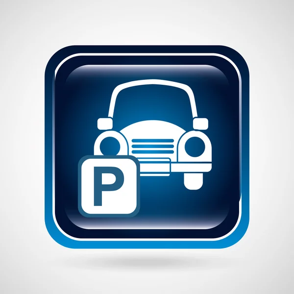 Parking teken — Stockvector