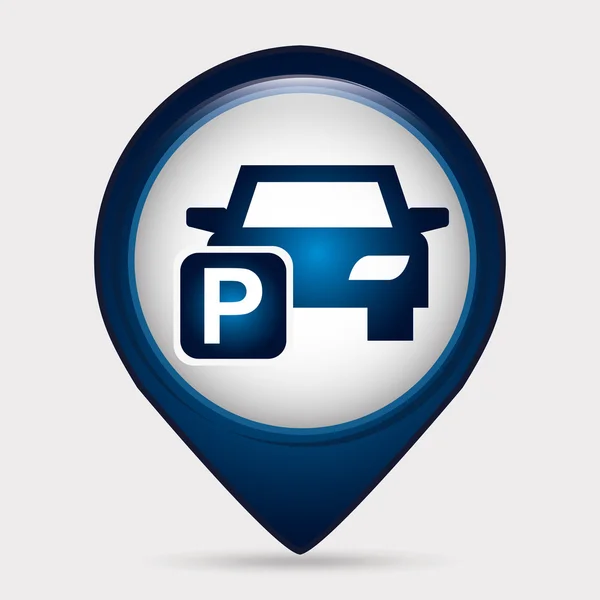 Parkovací značka — Stockový vektor