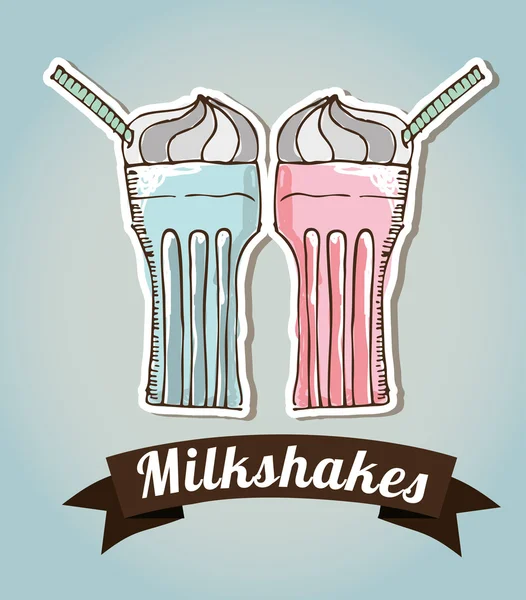 Milkshake — Stock vektor