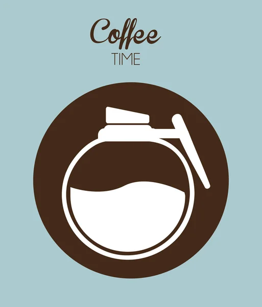 Kaffe tid — Stock vektor