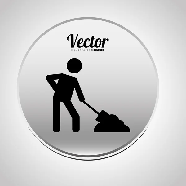 En construcción — Vector de stock