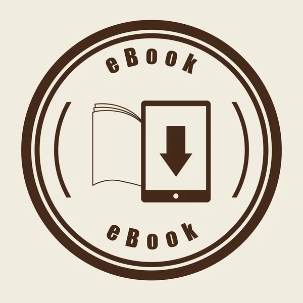 Ebook icon — Stock Vector