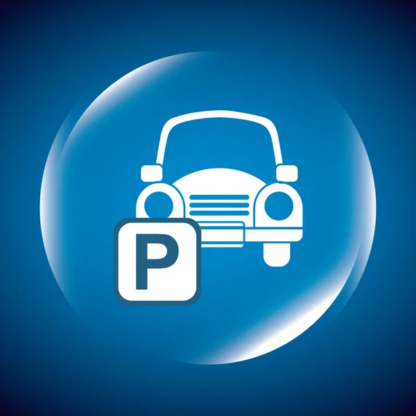 Parking teken — Stockvector